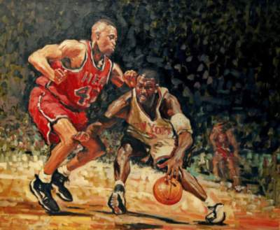 Баскетбол — Художественная галерея картин ГРАФ. Картины для интерьера.  Купить картины известных художников.